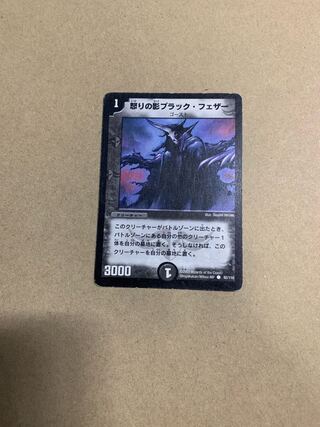 怒りの影ブラックフェザー　1枚