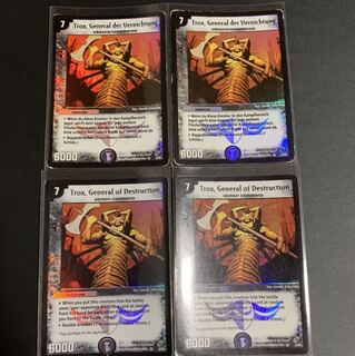 デュエマ 凶骨の邪将クエイクス 海外版 4枚