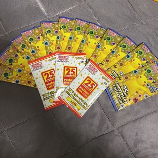 ポケモンカード　25th ANNIVERSARY 12パック＋プロモ3枚