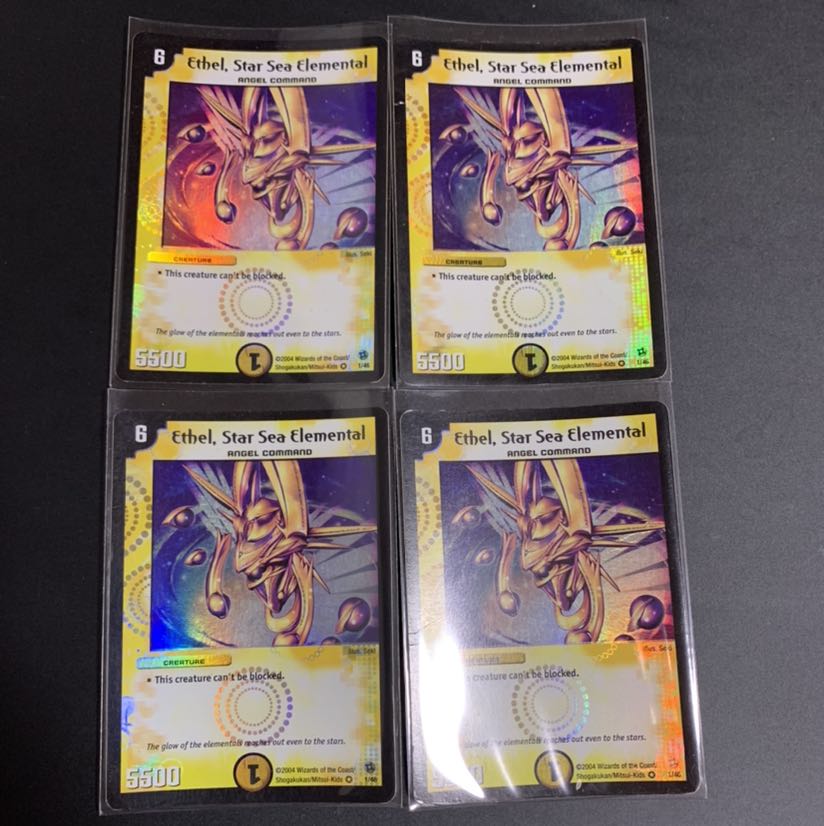 デュエマ 星海の精霊エーテル 海外版 4枚