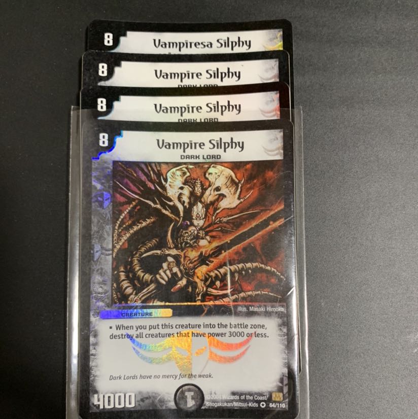 デュエマ 妖姫シルフィ 海外版ホイル 4枚