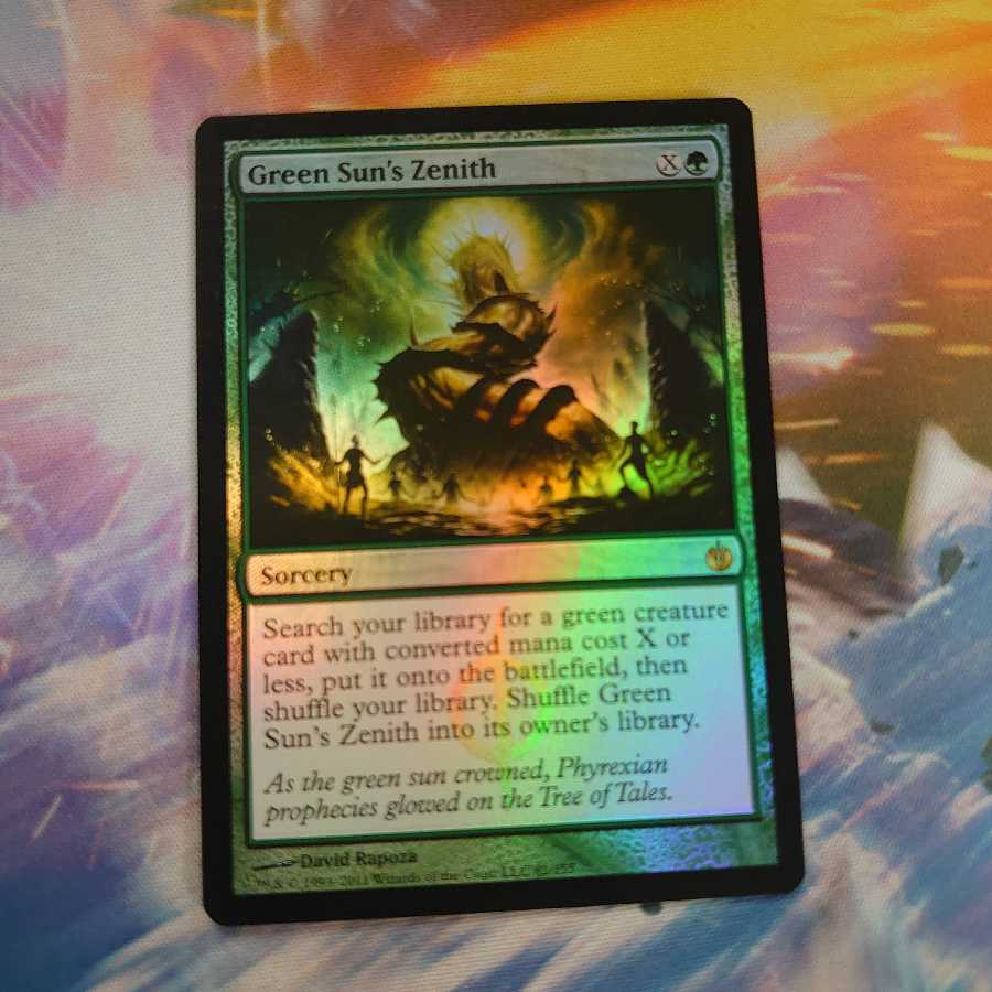 緑の太陽の頂点 Foil 英語版