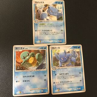 ゼニガメ　カメール　カメックス