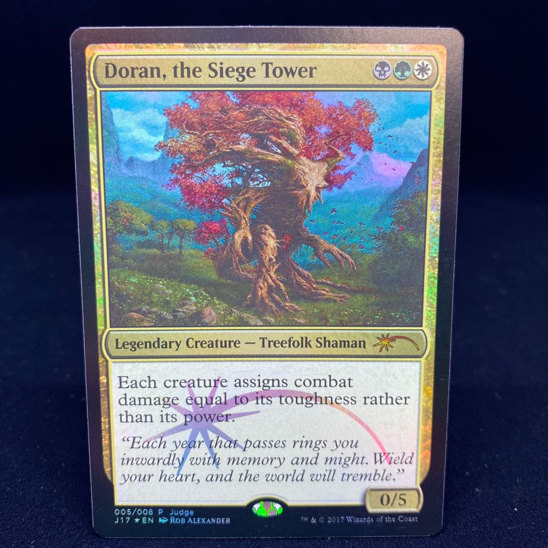 Doran, the Siege Tower English Edition foil Judge Promo