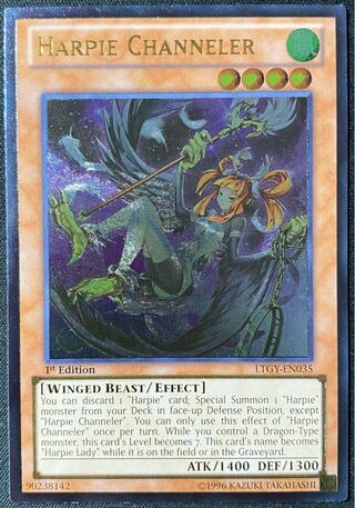 Yu-Gi-Oh Harpie Channeler English 1st Relief ➁