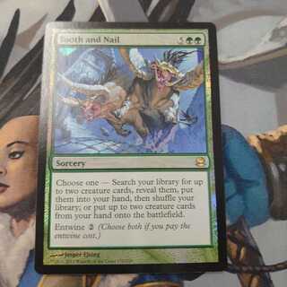 歯と爪 Foil 英語