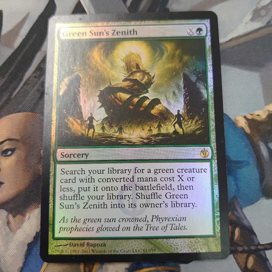 緑の太陽の頂点 Foil 英語版の通販 カードショップ ダイスロールmtg Magi トレカ専用フリマアプリ