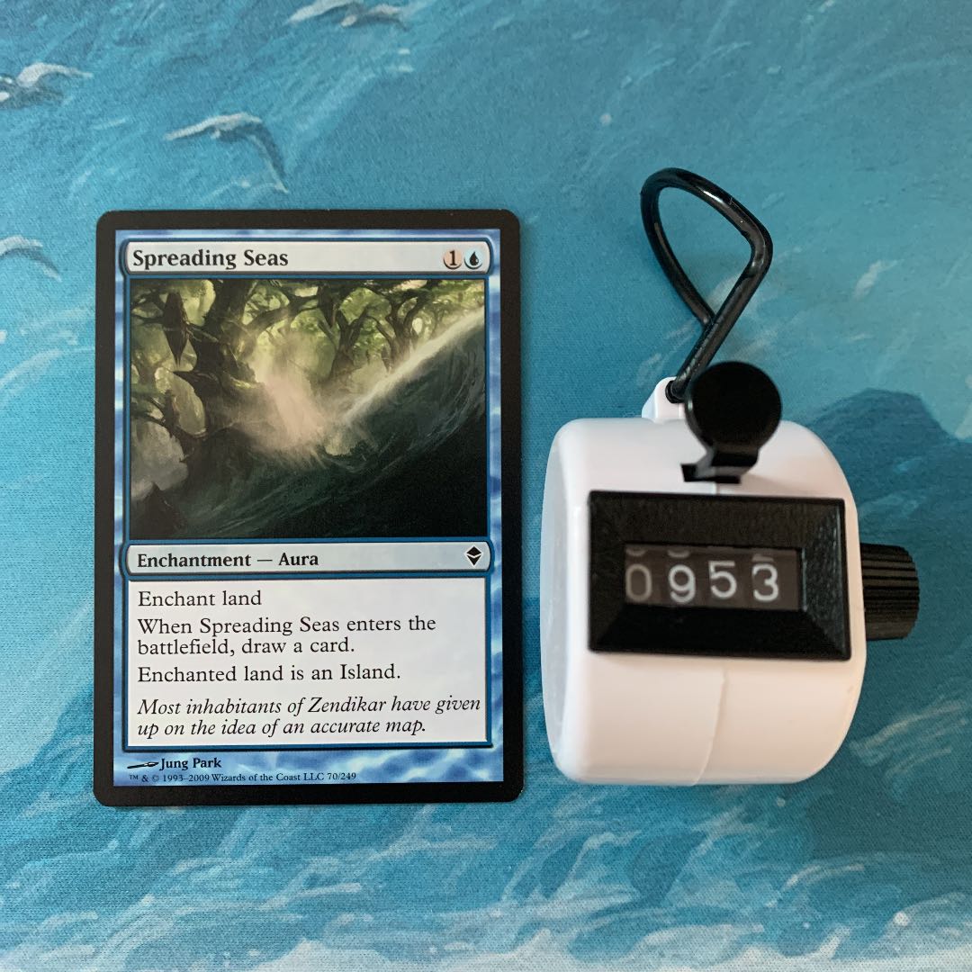 MTG 2 copies Spreading Seas