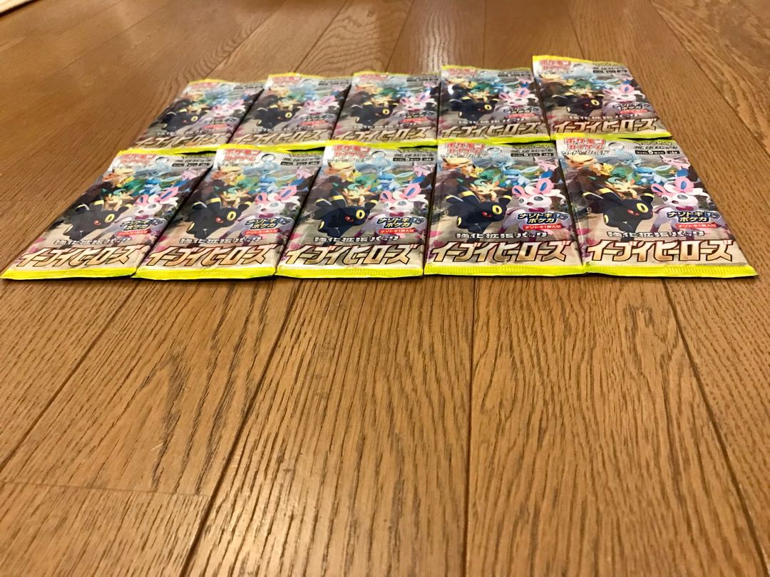 【新品美品!大人気!】ポケモンカード イーブイヒーローズ未開封10パック