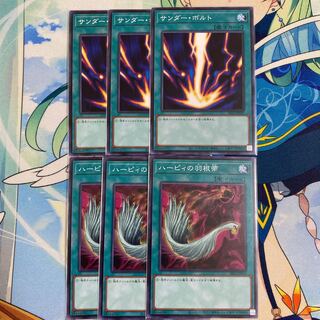 ハーピィの羽根帚 サンダー・ボルト　各種3枚