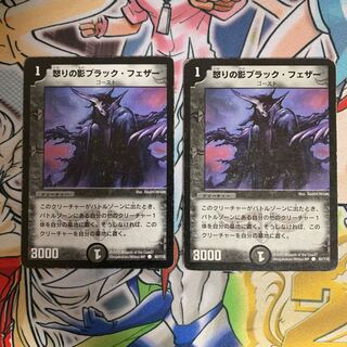 怒りの影ブラック・フェザー　2枚セット