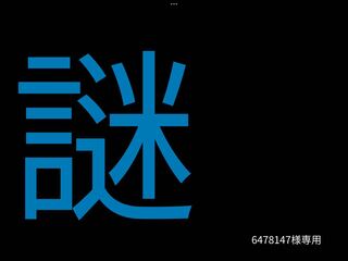 謎　2口　6487184様専用