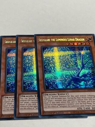 Seleglare the Luminous Lunar Dragon English EU edition 3 copies