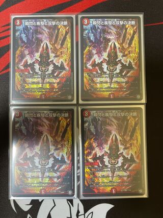 瞬閃と疾駆と双撃の決断