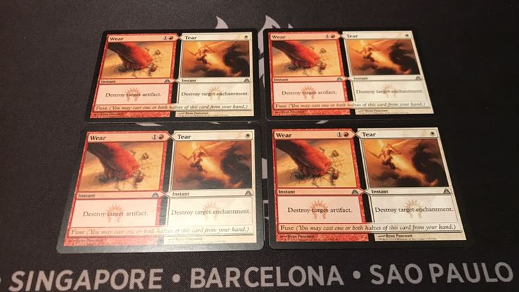 MtG 摩耗損耗　英語4枚セット 4枚