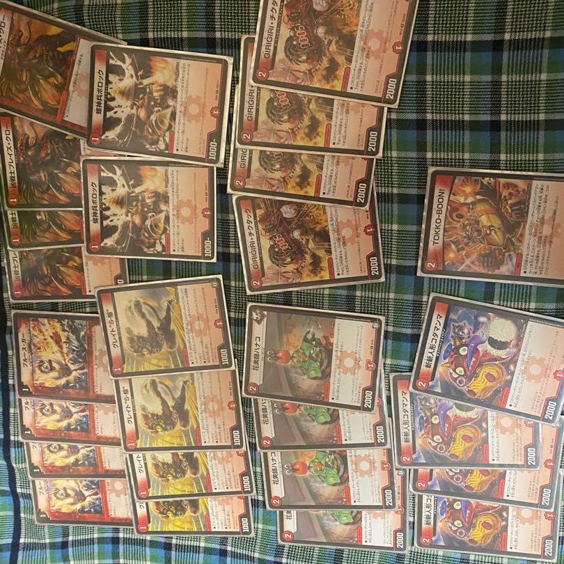 Red single-brand decks