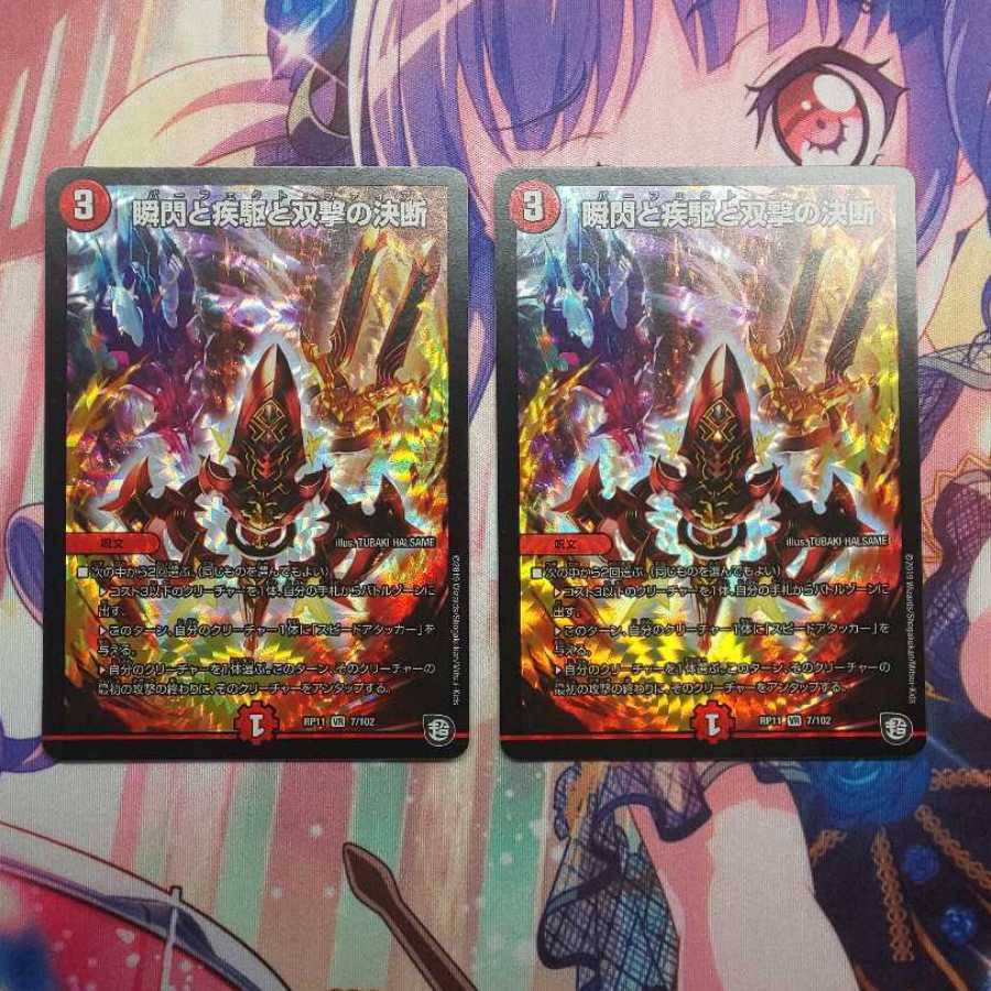 瞬閃と疾駆と双撃の決断