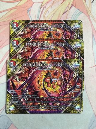 FORBIDDEN SUNRISE -禁断の夜明け- ３枚