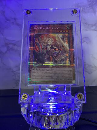 白の聖女エクレシア プリズマティックシークレットレア　遊戯王