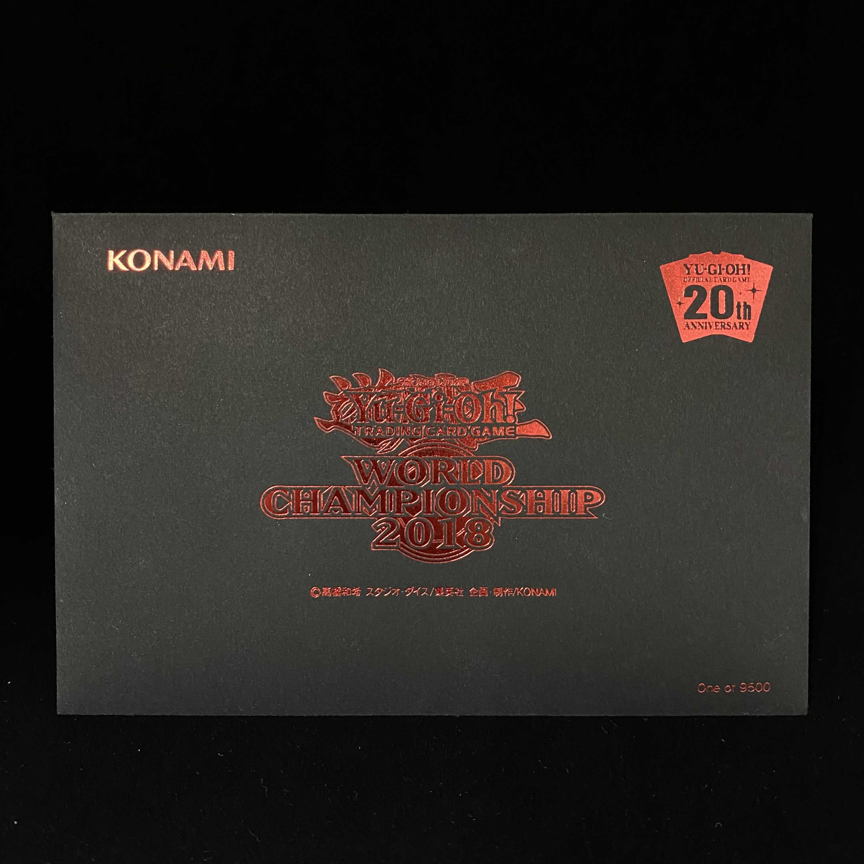 WCS2018 Blue-Eyed White Dragon Dark Magician 20th Unopened