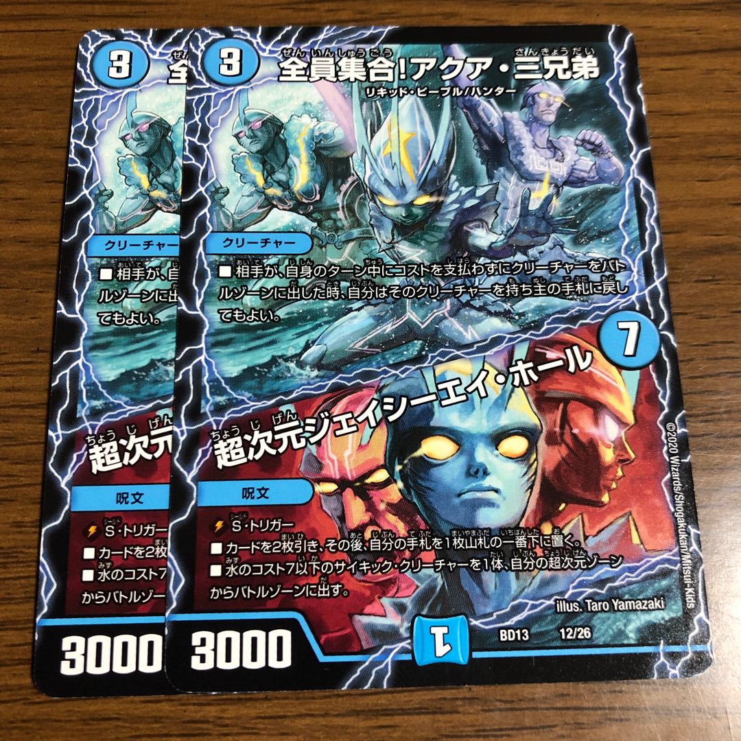 全員集合!アクア・三兄弟|超次元ジェイシーエイ・ホール