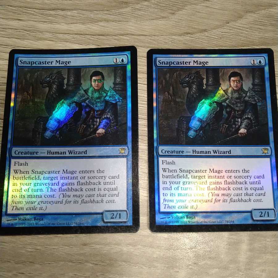Snapcaster Mage first edition foil set of 2