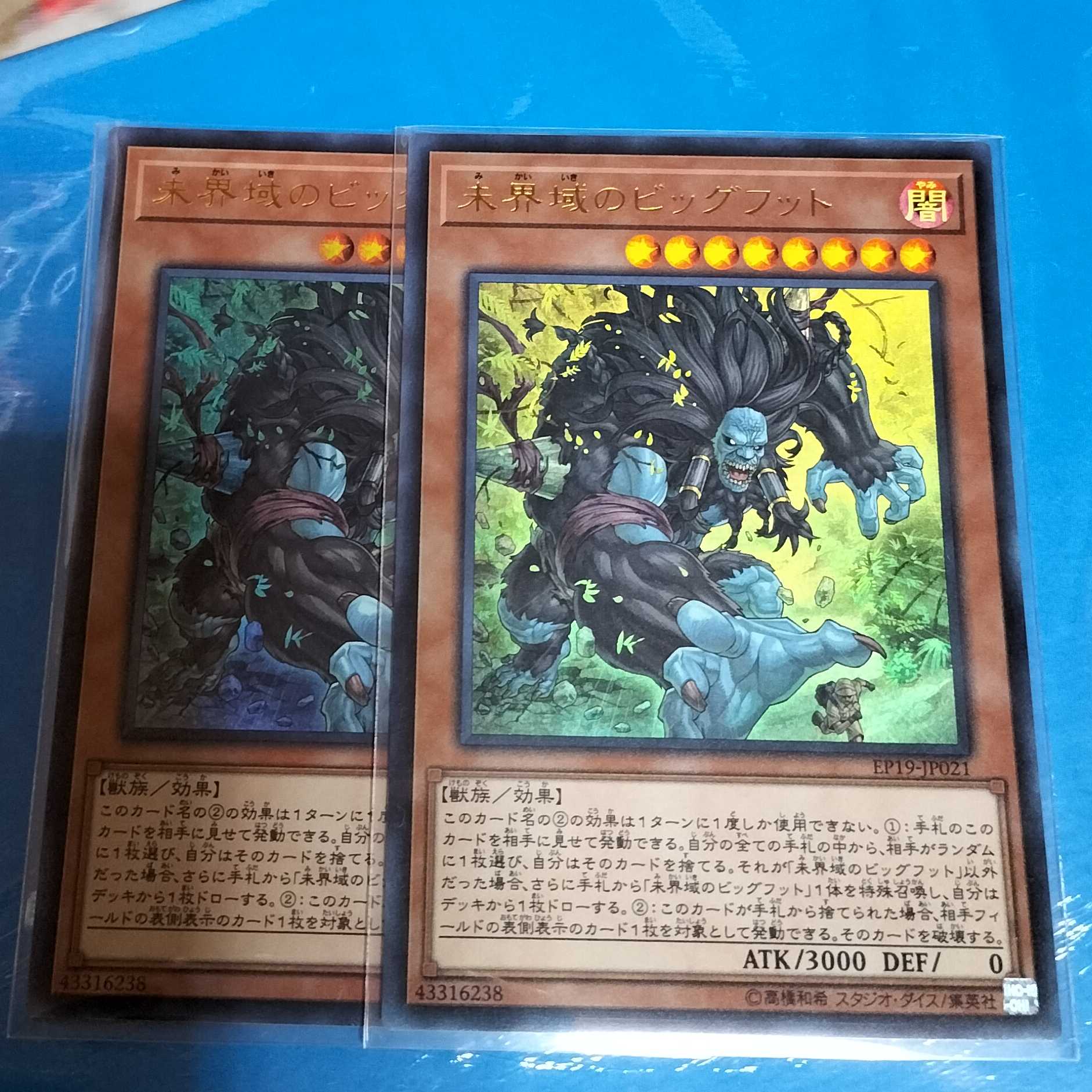 未界域のビッグフット 2枚