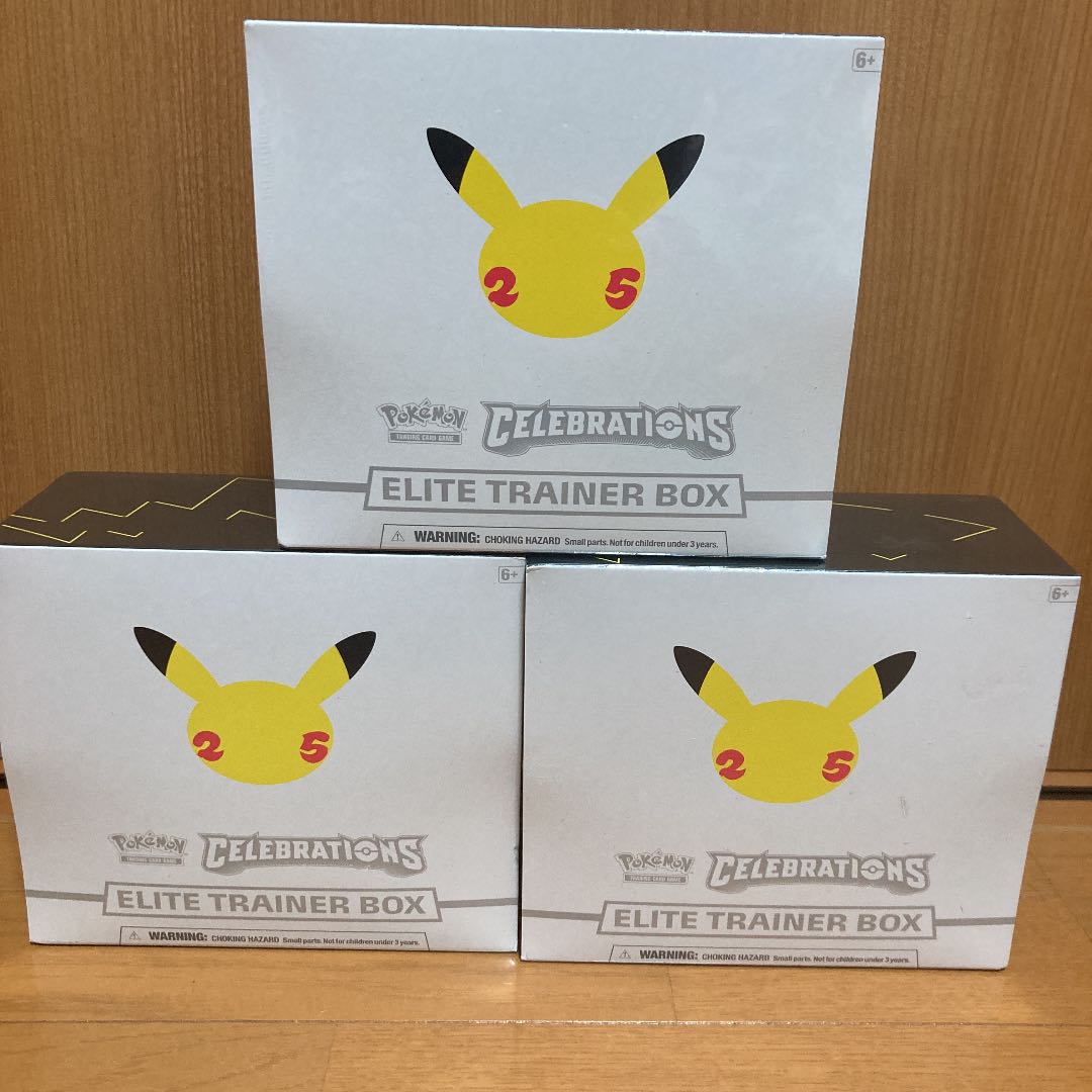 Ace Trainer box, Elitre, unopened, with promo, 3box, 25th