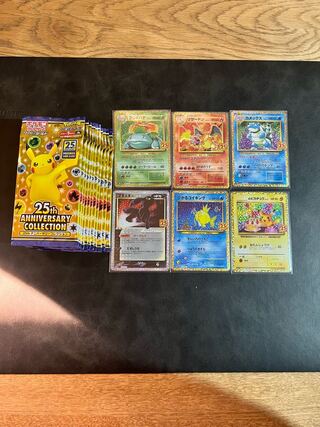 25th リザードン カメックス フシギバナ ピカチュウ コイキング ブラッキー