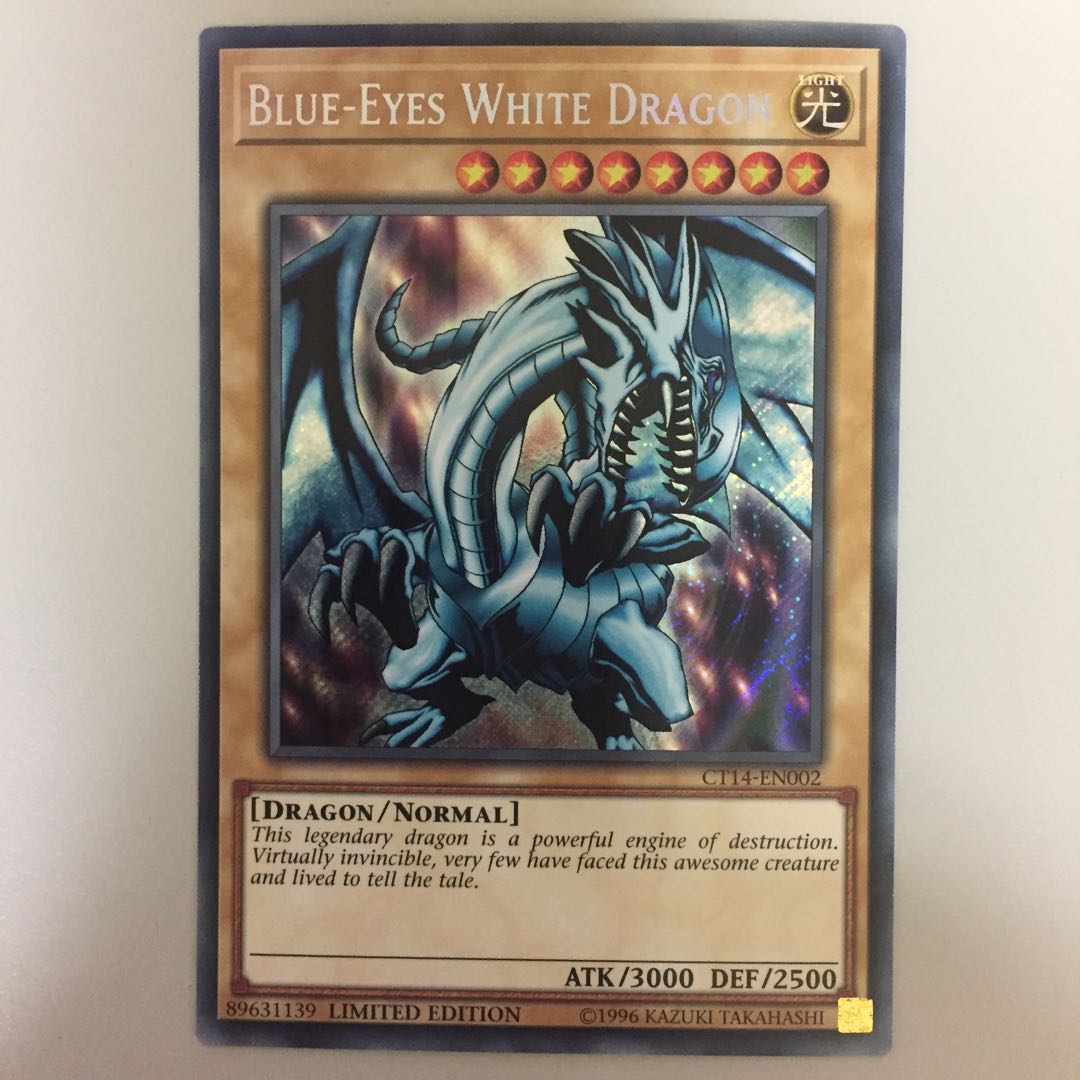 Blue-Eyes White Dragon Secret Rare English