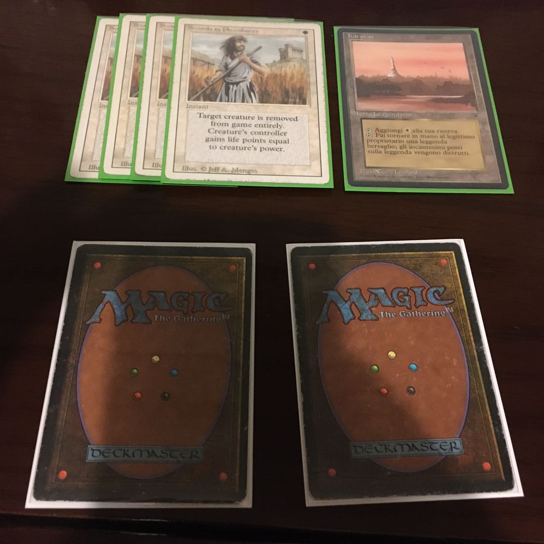 Tundra2枚+カラカス+3ED剣を鍬に4枚の白セット