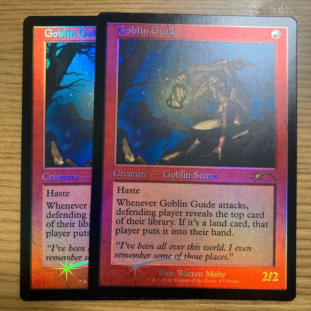 ゴブリンの先達　foil 旧枠　2枚