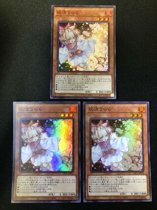 灰流うらら　3枚セット　SR