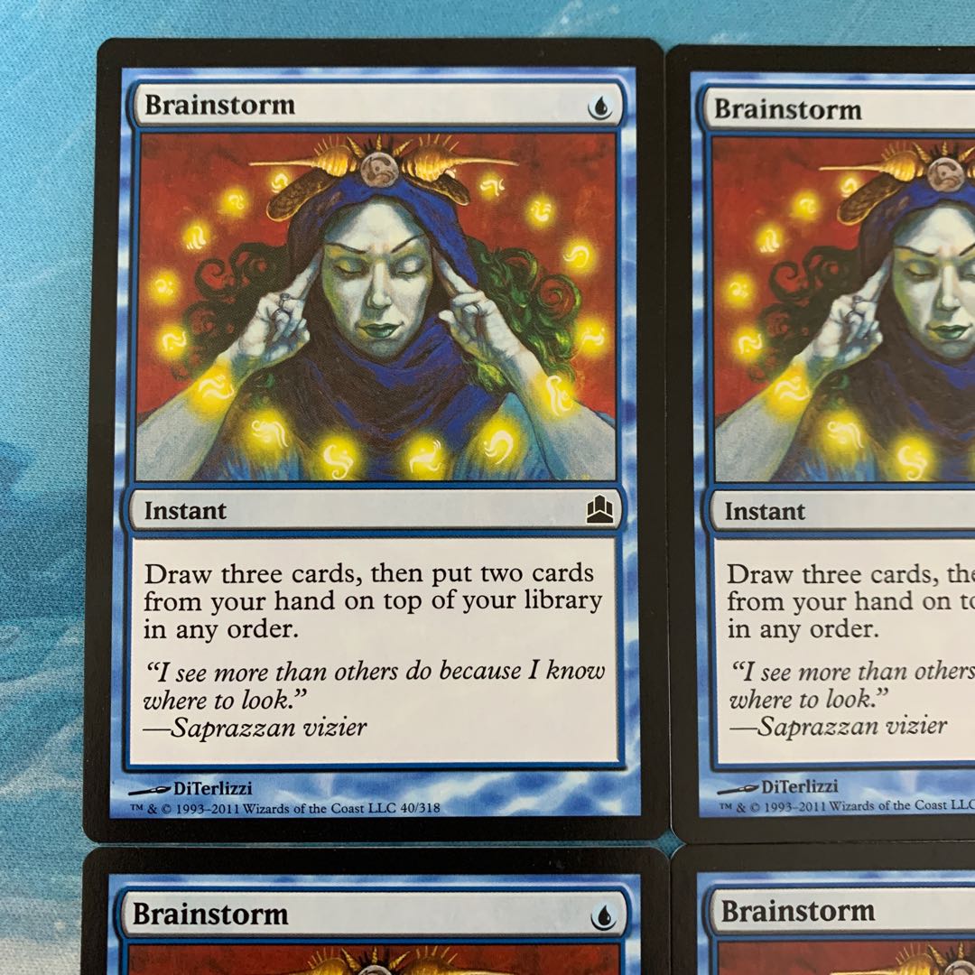 MTG 4枚 渦まく知識