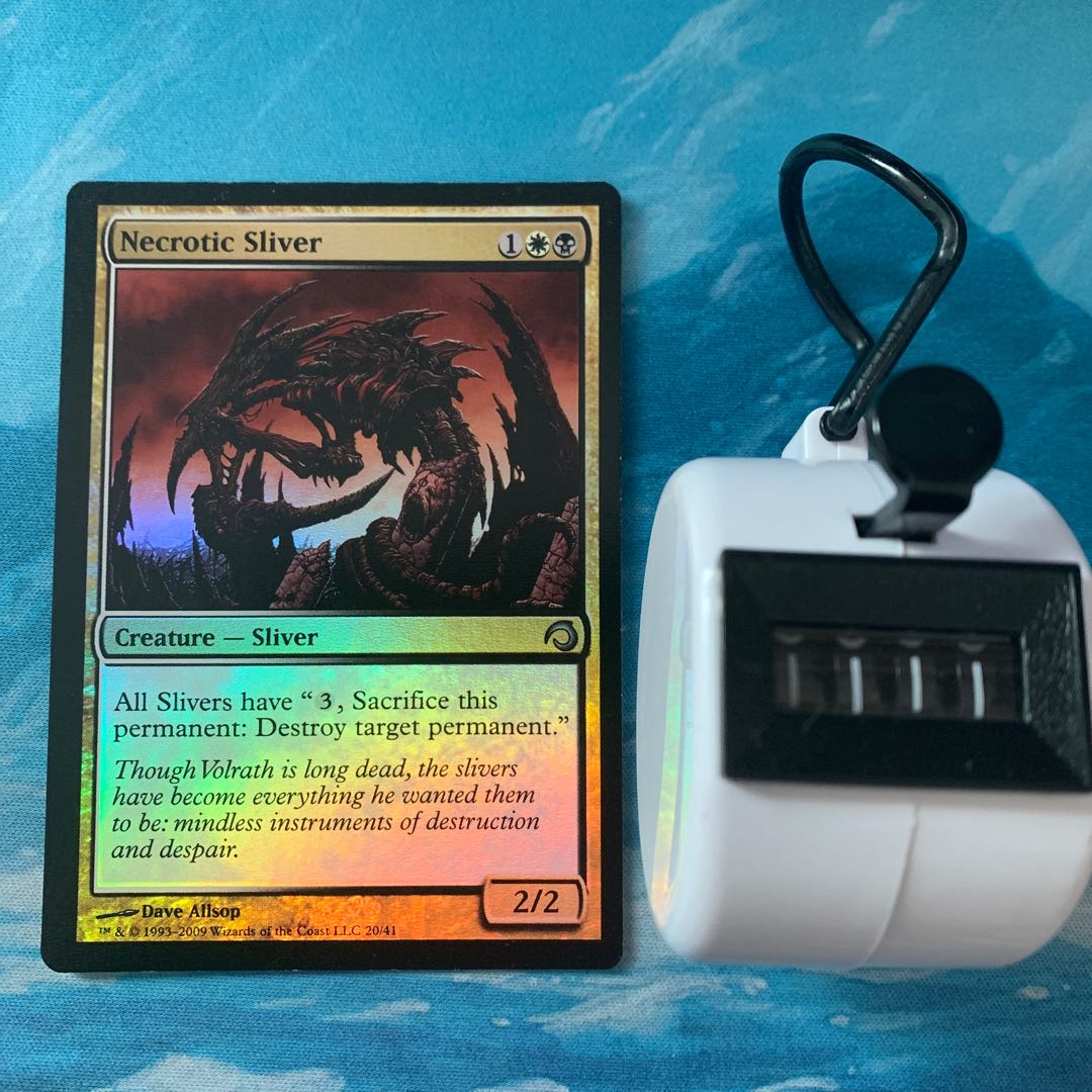 MTG foil 4 Necrotic Sliver