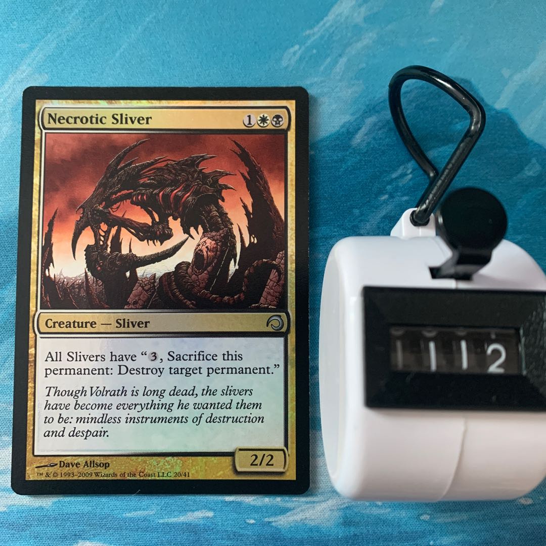 MTG foil 4 Necrotic Sliver