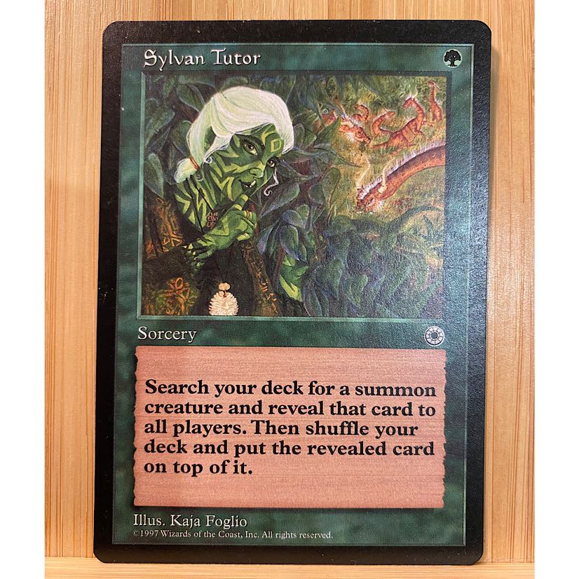 MTG  森の教示者/Sylvan Tutor 英語版