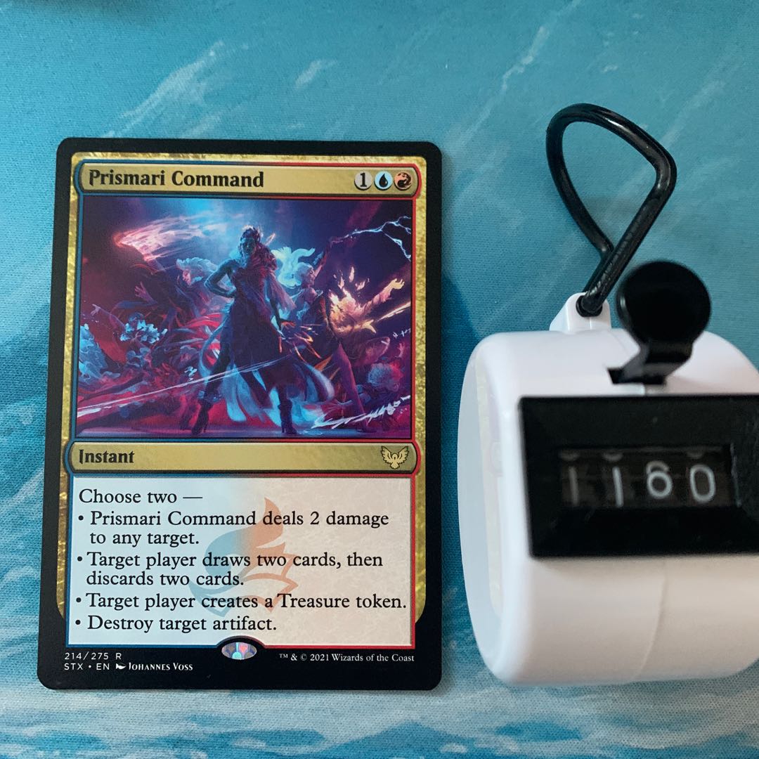 Mr. Nyanjiva MTG 4 copies Prismari Command