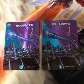 英知と追撃の宝剣　2枚