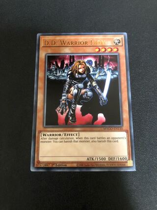 Multiple purchases at the same time, shipping discount Yu-Gi-Oh! Umi Foreign Edition English D.D. Warrior Lady Ultra Rare