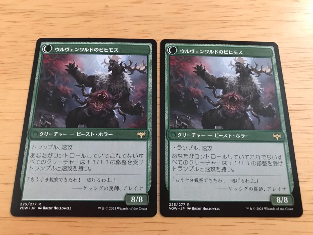 ウルヴェンワルドの奇異　日本語版　2枚セット