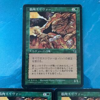 MTG 3枚 筋肉スリヴァー