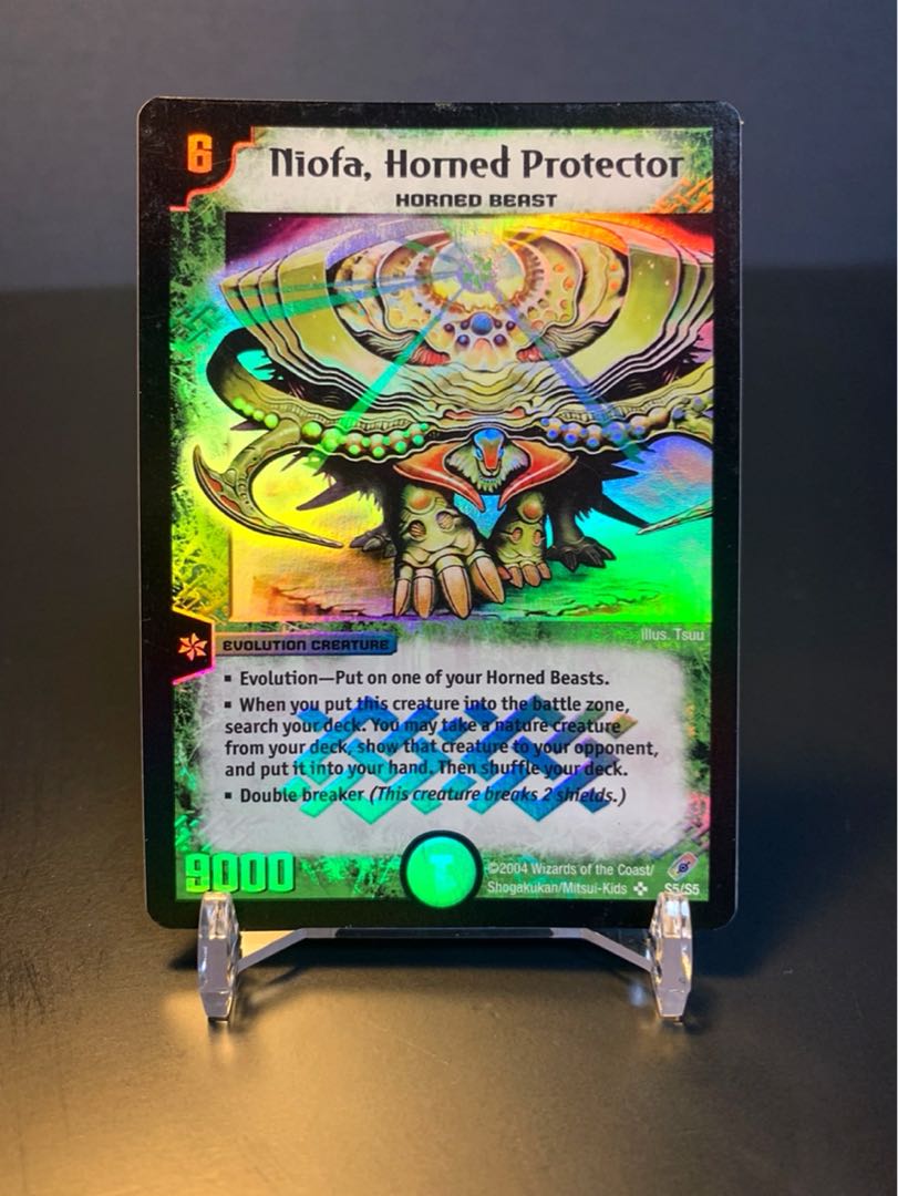 English version Niofa, Horned Protector