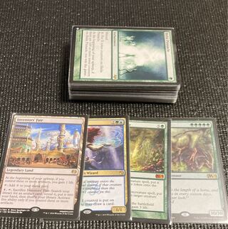 MTG [THE LIST] over 40 cards, all with sleeves