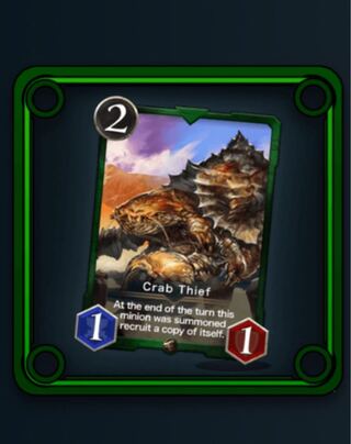 スピリットIII　文明　緑　死亡時:クラブシーフを３枚手札に加える