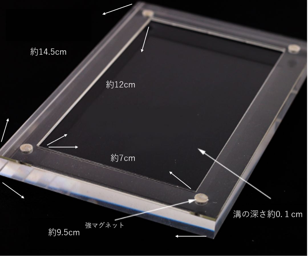 マグネットスクリューダウン 1枚 ディスプレイケース