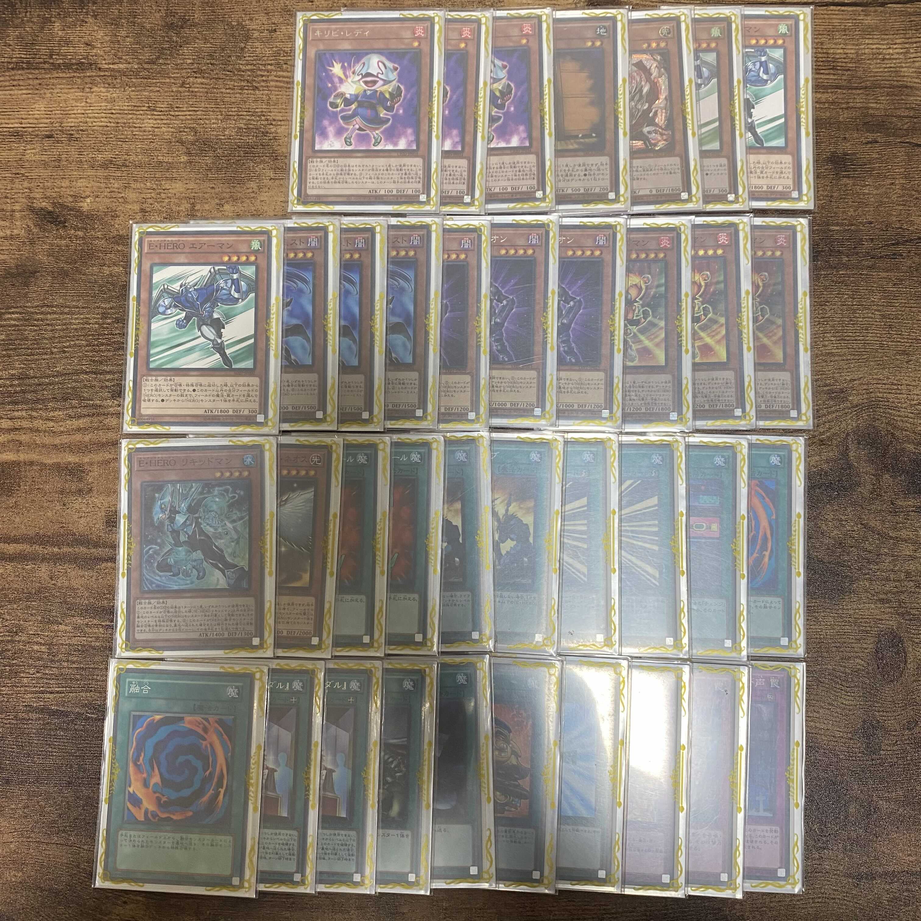 キリビHEROデッキ スリーブ付き