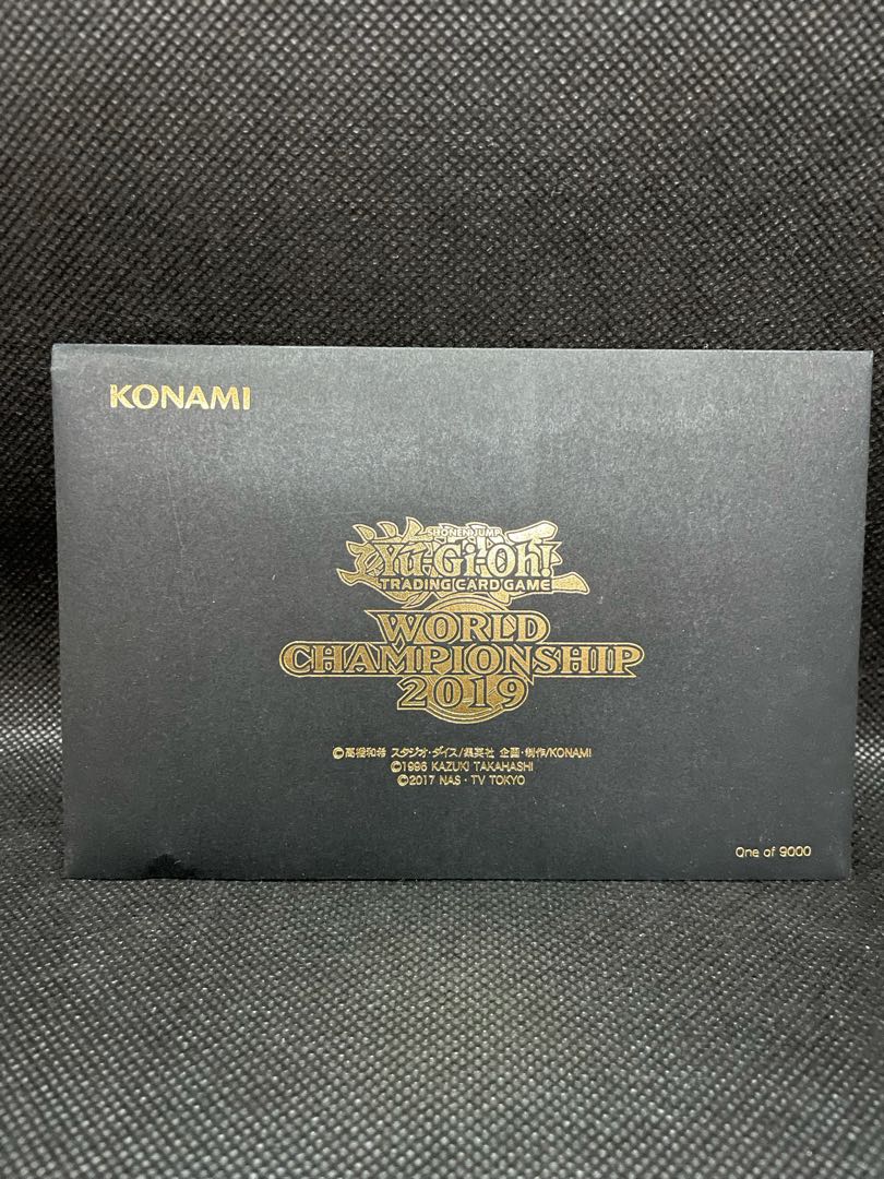 [Black envelope opened] wcs2019 Red-Eyes Black Dragon, Monster Reborn 1BOX