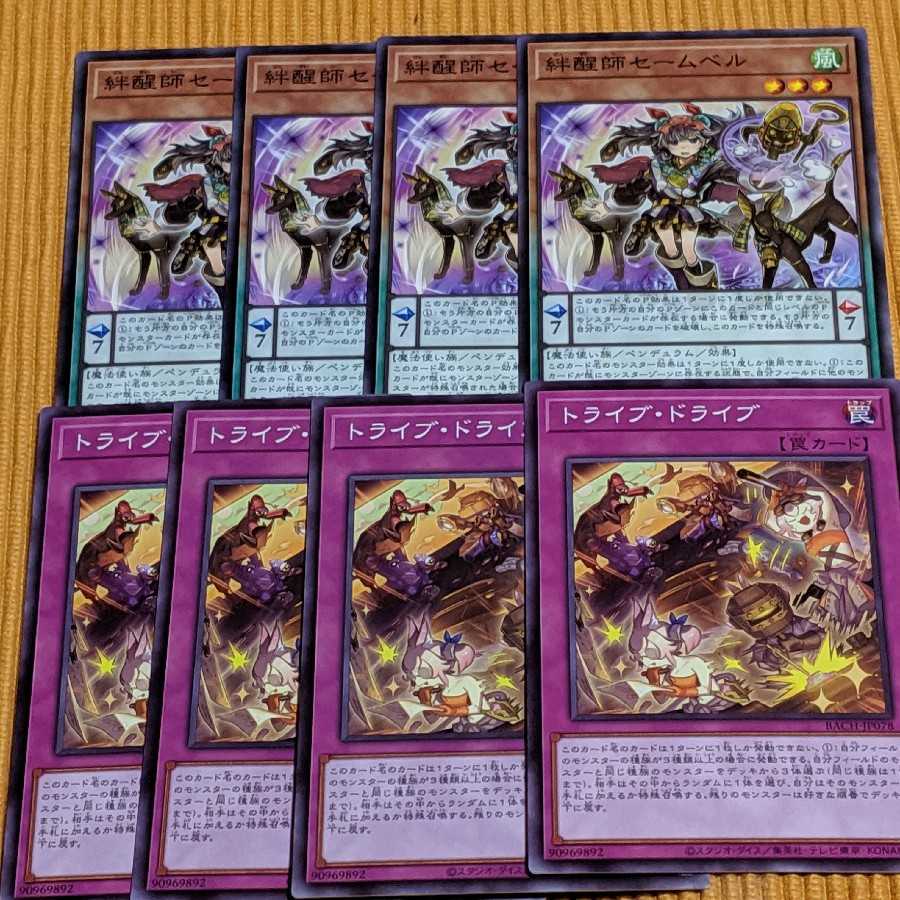 確認用　絆醒師セームベル　トライブ・ドライブ　各4枚