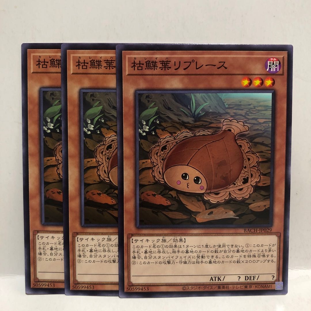 枯鰈葉リプレース ノーマル　3枚　マホ子